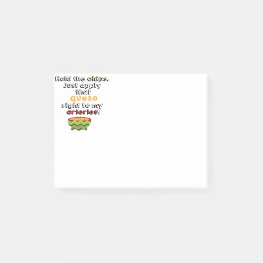 Queso Lover Post-it® Notes (Voorkant)