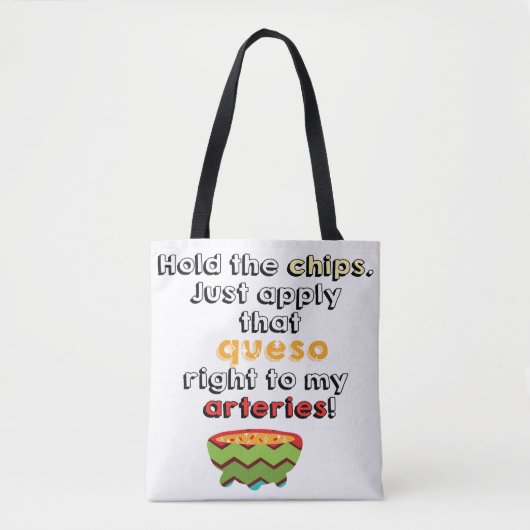 Queso Lover Tote Bag (Voorkant)
