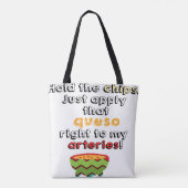 Queso Lover Tote Bag (Achterkant)