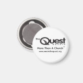 Quest 2" Cirkelmagneet Magneet (Voorkant / Achterkant)