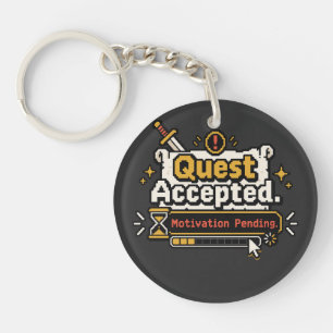 Quest Aanvaard Motivatie In Behandeling Grappige G Sleutelhanger
