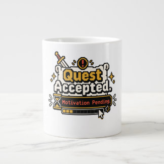 Quest Accepted Motivation Pending Funny Gamer mok