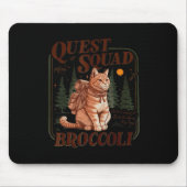 Quest Fantasy Squad Broccoli Funny Cat  Muismat (Voorkant)