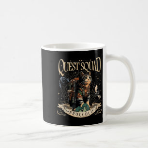 Quest Fantasy Squad Broccoli Kitten Funny Cat Koffiemok