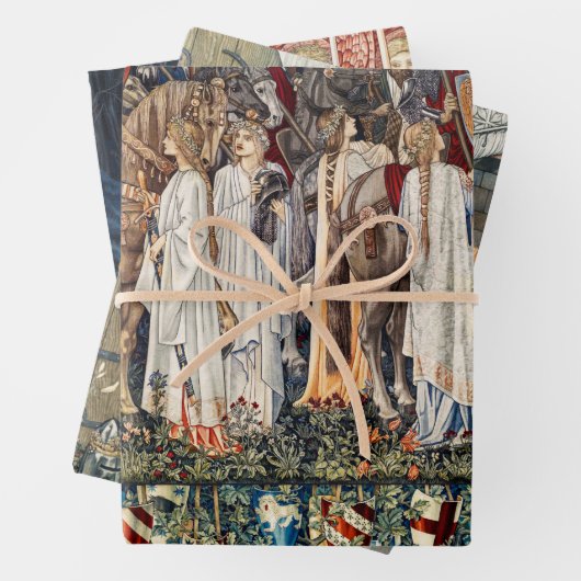 Quest for Heilige Graal, Arming, Departure of Knac Inpakpapier Vel (In situ)