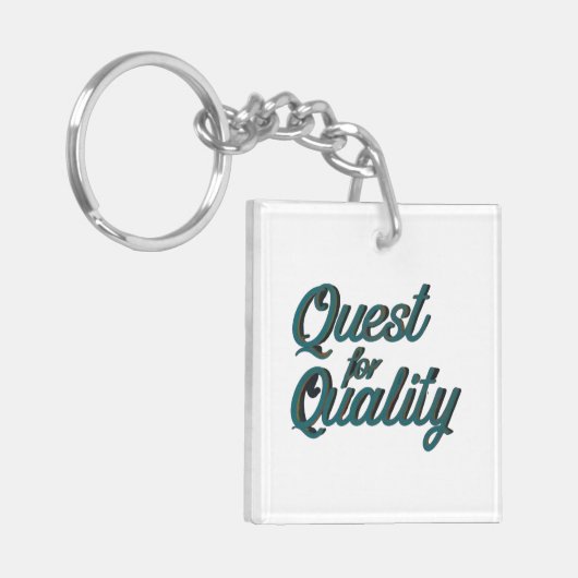 Quest for Quality Sleutelhanger (Voorkant Links)