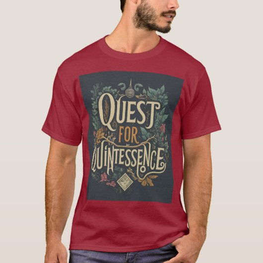 "Quest for Quintessence" T-shirt (Voorkant)