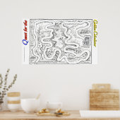 Quest for the Golden Calculator Game Poster (Keuken)