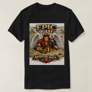 Quest Master: De epische kaartreis van de duivelen T-shirt
