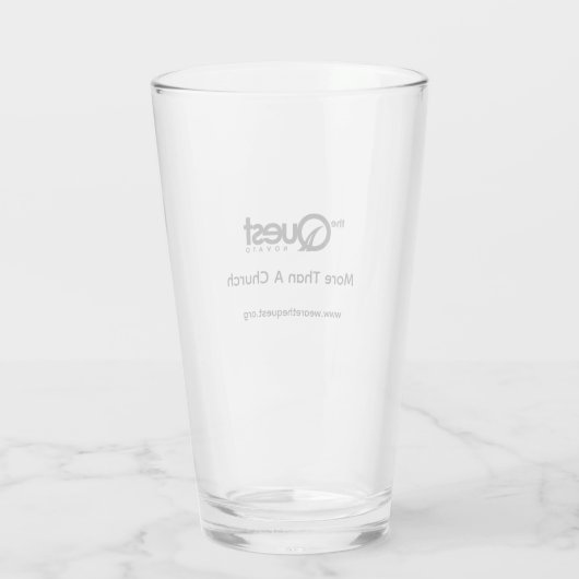 Quest pintglas glas (Achterkant)
