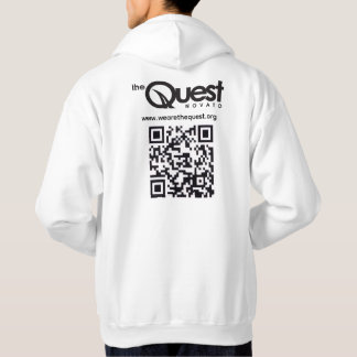 Quest-trui met logo en QR-code Hoodie