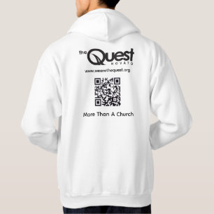 Quest-trui met logo en QR-code Hoodie