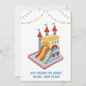 Quest verjaardagsfeestje kaart (Achterkant)