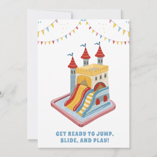 Quest verjaardagsfeestje kaart (Achterkant)