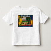 Questa Lemon LabelCorona, CA Kinder Shirts (Voorkant)