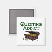 Questing Addict Magneet (Voorkant / Achterkant)