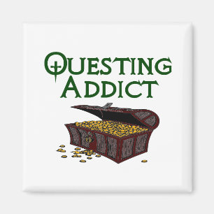 Questing Addict Magneet