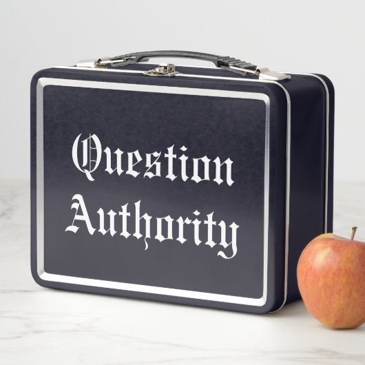 Question Authority (In situ)