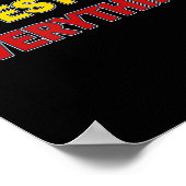 Question Everything Bold Tygraphy Graphic Poster (Hoek)