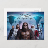 Question Everything Postcard Briefkaart (Voorkant / Achterkant)
