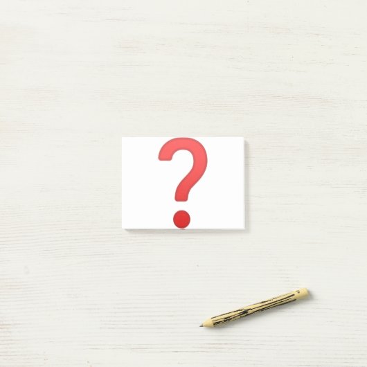 Question Mark Post-it® Notes (Op bureau)
