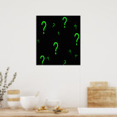 Question Marks Poster (Keuken)
