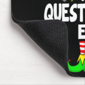 Questioning Elf Group Christmas Funny Pajama Party Muismat (Hoek)