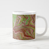 Questions 1 Wild Green Maroon Drink Mug Grote Koffiekop (Rechts)