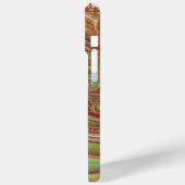 Questions 1 Wild Green Maroon Phone Case (Achterkant / Links)