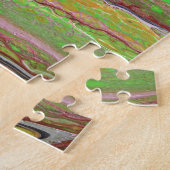Questions 1 Wild Green Maroon Puzzle Legpuzzel (Zijkant)