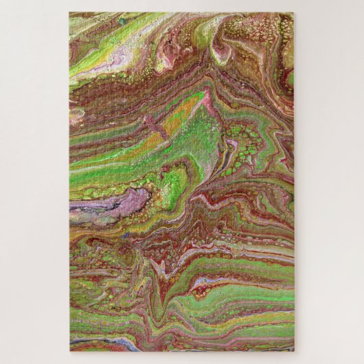 Questions 1 Wild Green Maroon Puzzle Legpuzzel (Verticaal)