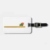 Quetico Provinciaal Park Pijnbomen Zon Bagagelabel (Voorkant horizontaal)