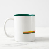 Quetico Provinciaal Park Pijnbomen Zon Tweekleurige Koffiemok (Links)