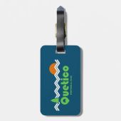 Quetico Provincial Park Retro Bagagelabel (Achterkant verticaal)