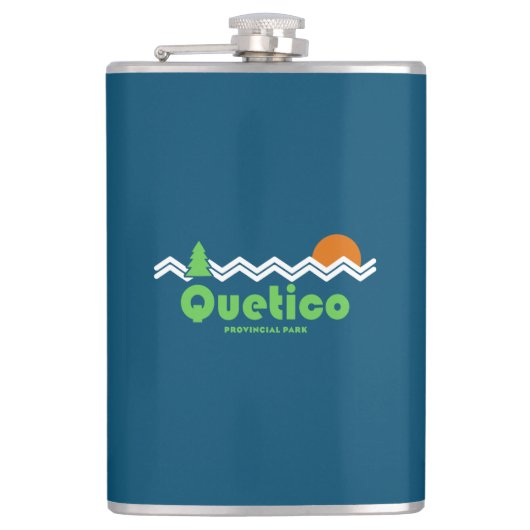 Quetico Provincial Park Retro Heupfles (Voorkant)