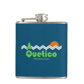 Quetico Provincial Park Retro Heupfles (Voorkant)