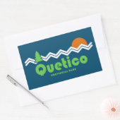Quetico Provincial Park Retro Rechthoekige Sticker (Envelop)