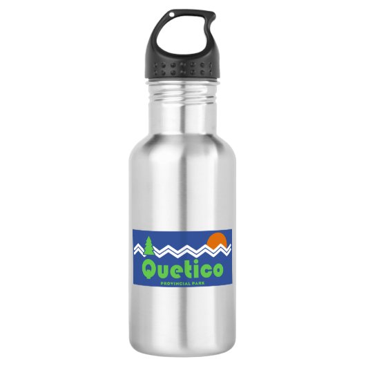 Quetico Provincial Park Retro Waterfles (Voorkant)