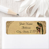  Quetzal Bird Elegant Retouradres Etiket (Insitu)