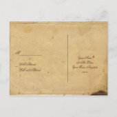  Quetzal Bird Elegant RSVP Briefkaart (Achterkant)
