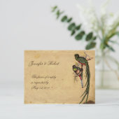  Quetzal Bird Elegant RSVP Briefkaart (Staand voorkant)
