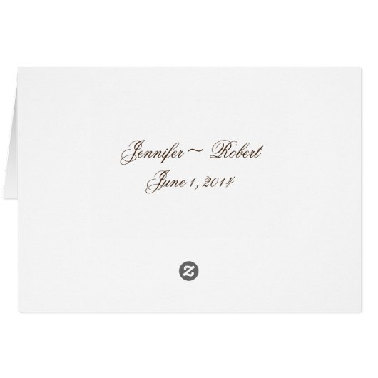  Quetzal Bird Elegant Table Number kaart (Achterkant Horizontaal)