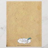  Quetzal Bird Elegant Wedding Menu (Achterkant)