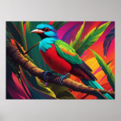 Quetzal Bird Poster (Voorkant)