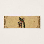  Quetzal Bird Wedding Drink Tickets Mini Visitekaartjes (Achterkant)