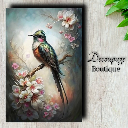 Quetzal Dromen Decoupage Tissuepapier
