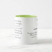 Quetzal tekening Vogelillustratie Waterverf Mok (Midden)