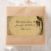Quetzal Vogel Elegant Waterflesetiket Etiket (Insitu)