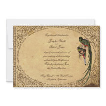  Quetzal Vogel Elegante Bruiloft Uitnodiging