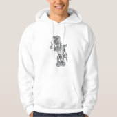 Quetzalcoatl Aztec Art Hoodie (Voorkant)